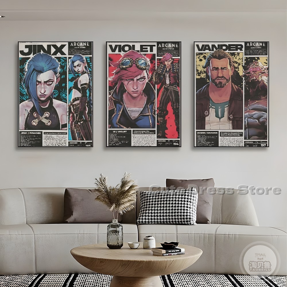 Arcane Canvas Print  Unframed  - đánh giá và giá Esports Gaming Poster