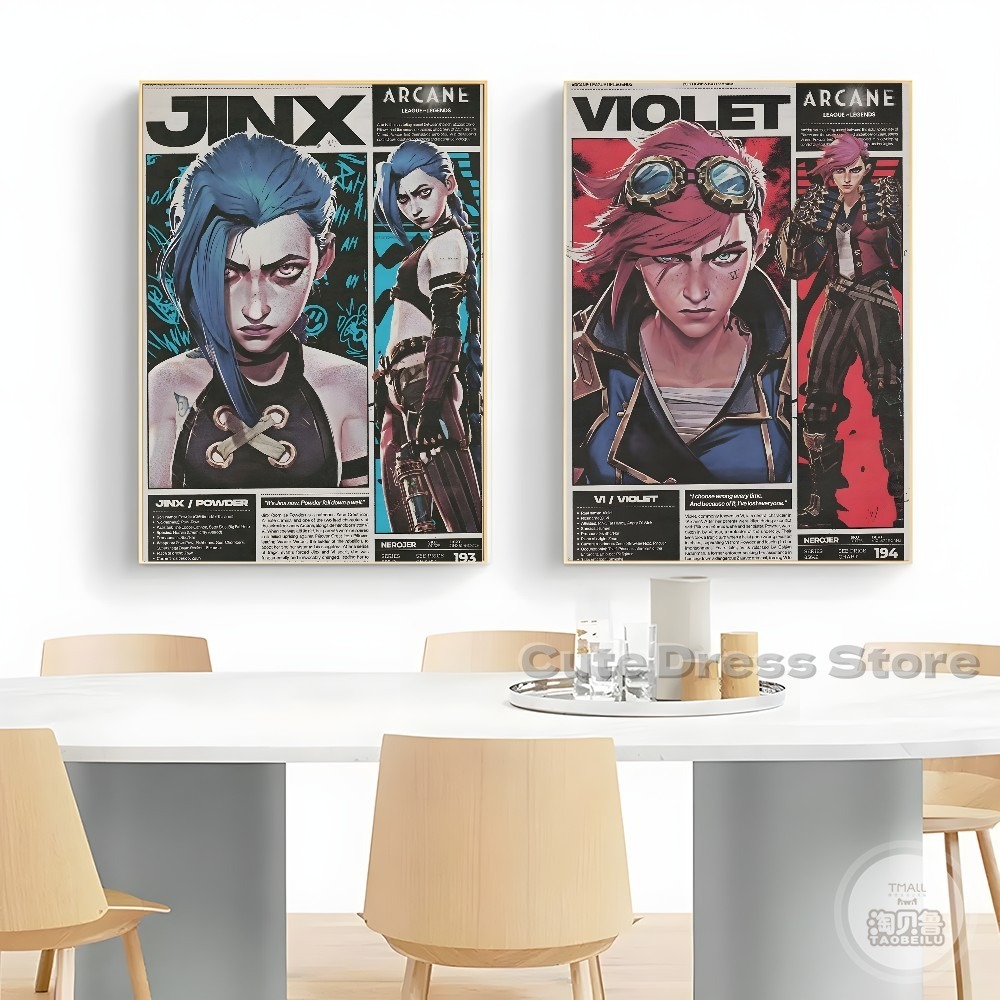 Arcane Canvas Print  Unframed  - đánh giá và giá Esports Gaming Poster