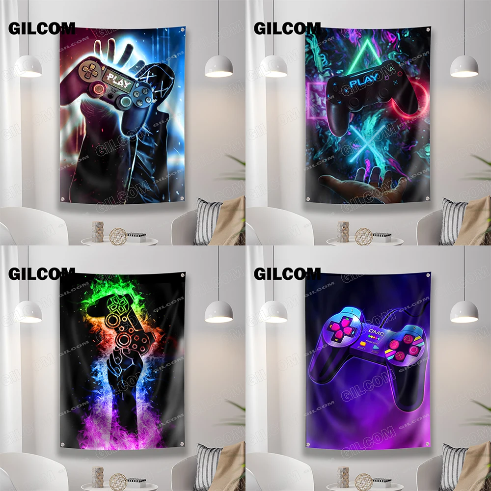 Gaming Room Flag Cool Punk Sty - đánh giá và giá Esports Gaming Poster