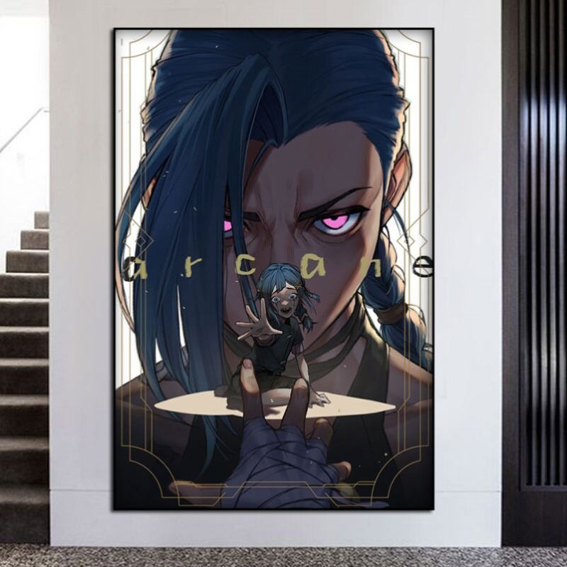 Arcane Jinx Double Version Unf - đánh giá và giá Esports Gaming Poster