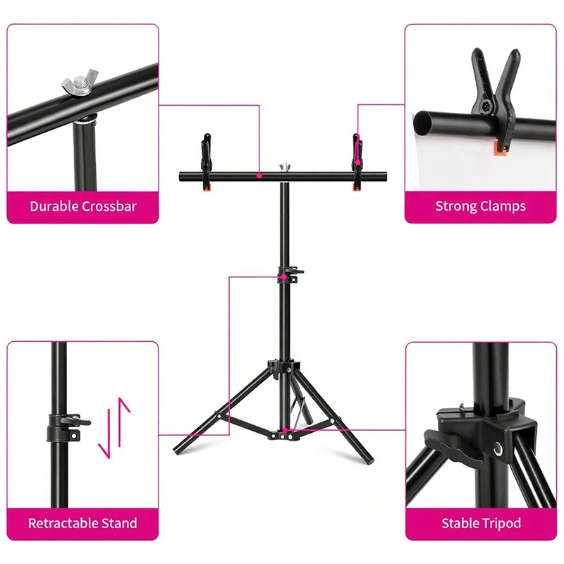 T-shaped Photography Backdrops - đánh giá và giá Green Screen Collapsible