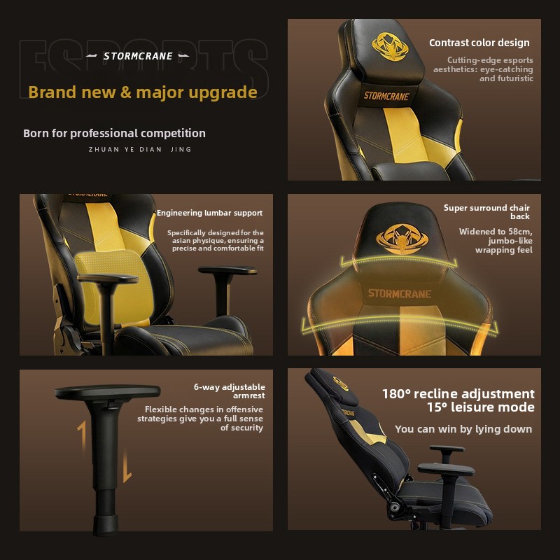 Ergonomic Gaming Chair Long Se - đánh giá và giá Esports And Gaming Lounge