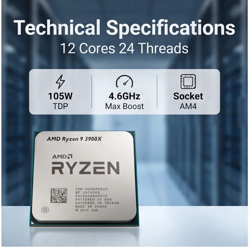 AMD Ryzen 9 3900X Processor CP - đánh giá và giá Amd Cpu Ryzen 9