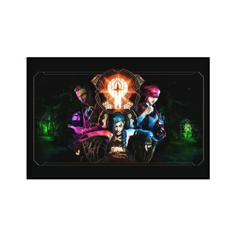 Arcane Jinx Close-Up Poster Un - đánh giá và giá Esports Gaming Poster