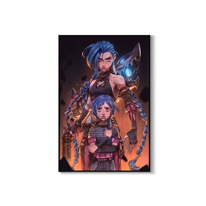 Arcane Jinx Close-Up Poster Un - đánh giá và giá Esports Gaming Poster