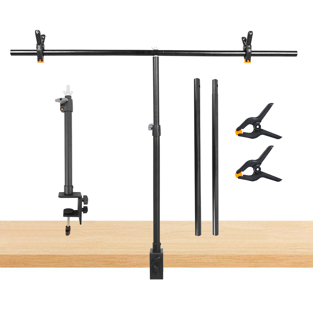 Adjustable Small Desk T-shaped - đánh giá và giá Green Screen Collapsible